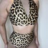 CUSTOMISABLE V Neck Mesh Panel Two Piece Costume - Image 6