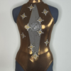 READY TO DISPATCH - Metallic Copper Starlight Mesh Window Leotard  - Size Small - Image 4